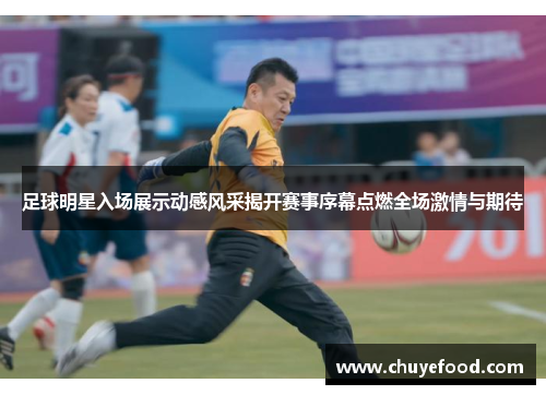 足球明星入场展示动感风采揭开赛事序幕点燃全场激情与期待